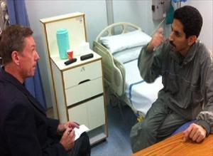 Thin but Alert Khawaja Determined to Stay on Hunger Strike
